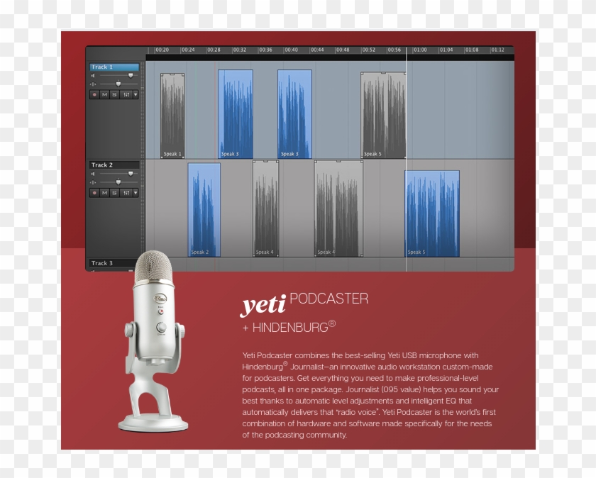 Yeti Usb Microphone - Brochure Clipart #3883740