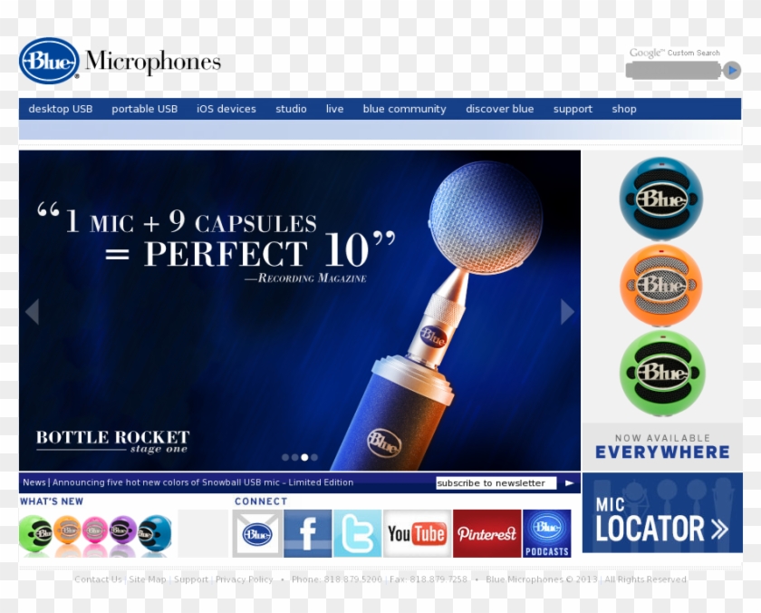 Blue Microphones Competitors, Revenue And Employees - Blue Microphones Clipart