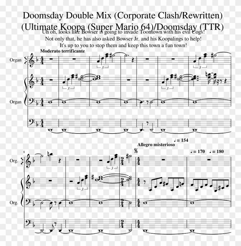 Doomsday Double Mix - Leer Mij Uw Weg O Heer Bladmuziek Clipart