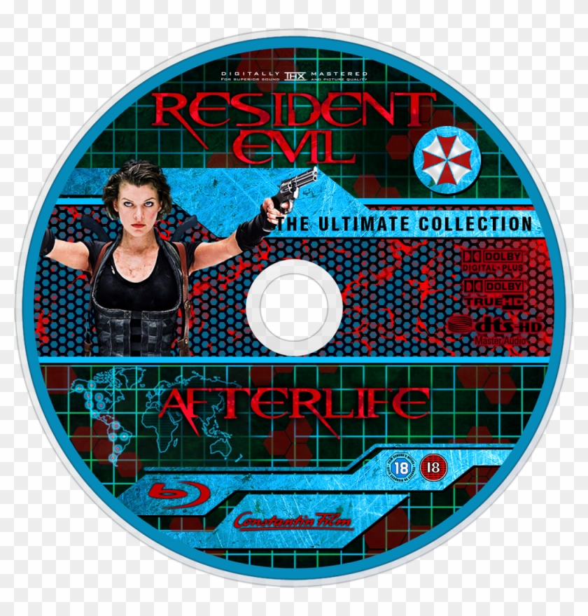 Afterlife Bluray Disc Image - Resident Evil 5 Bluray Clipart #3883873