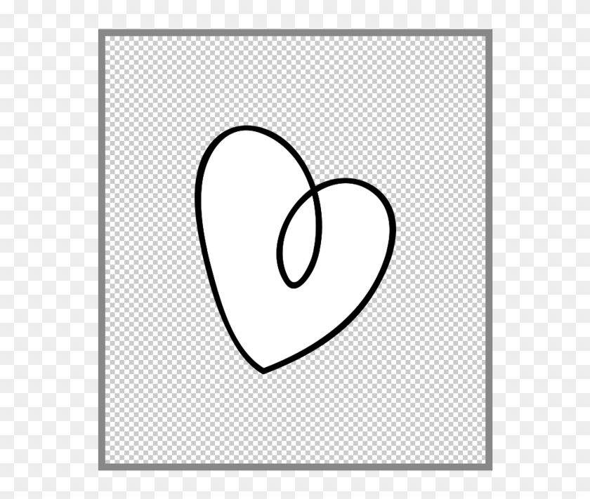 Clip A Dark Paper To The Fill Layer - Heart - Png Download #3884147