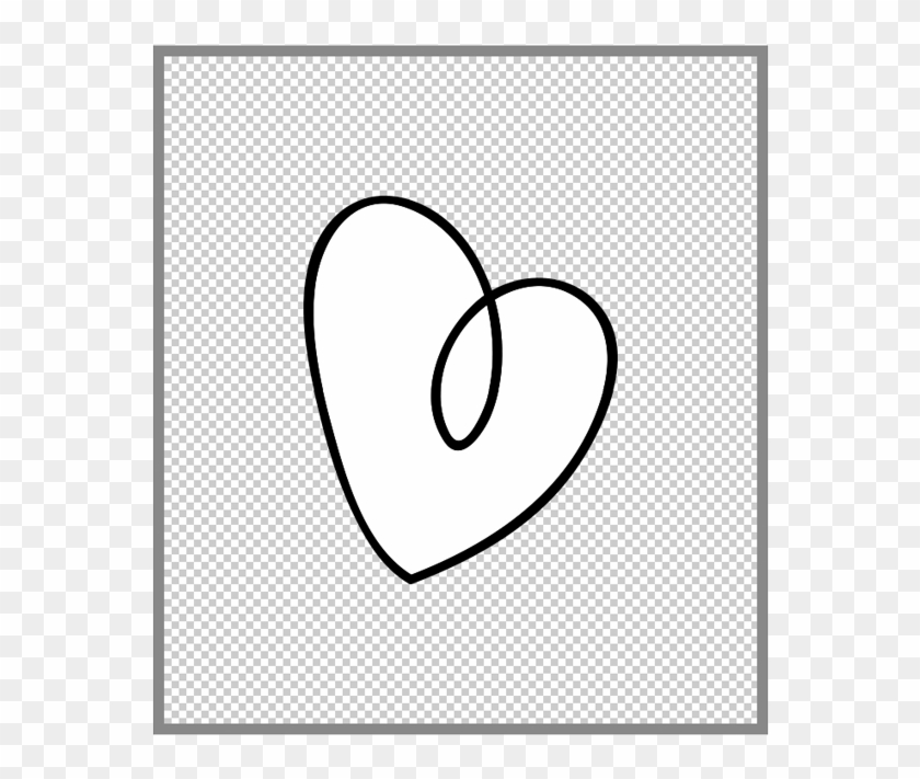 Clip A Dark Paper To The Fill Layer - Heart - Png Download
