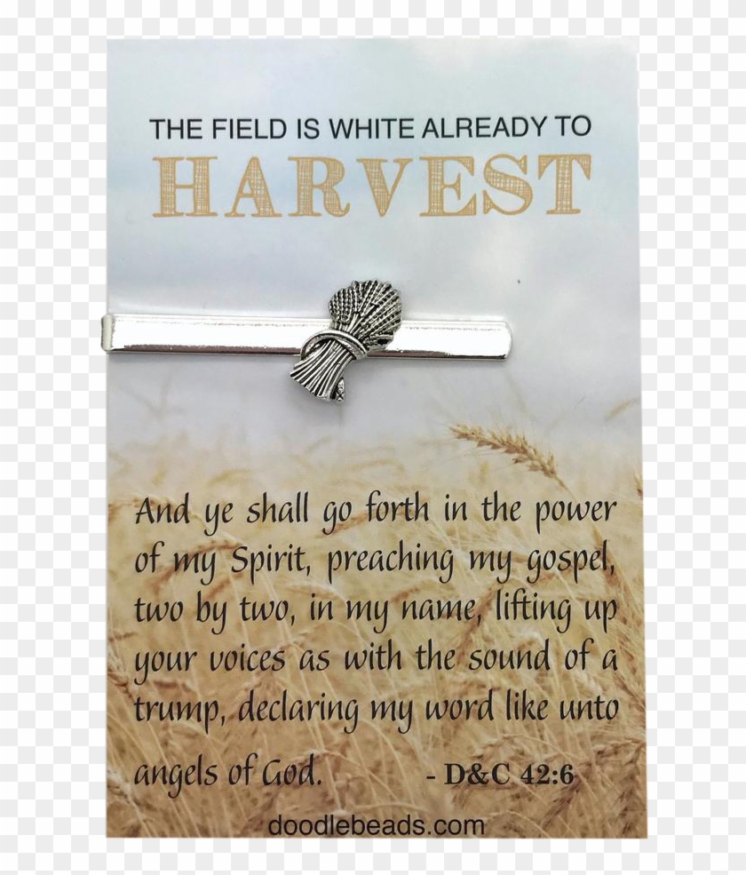 The Field Is White Tie Bar - Locket Clipart #3884301