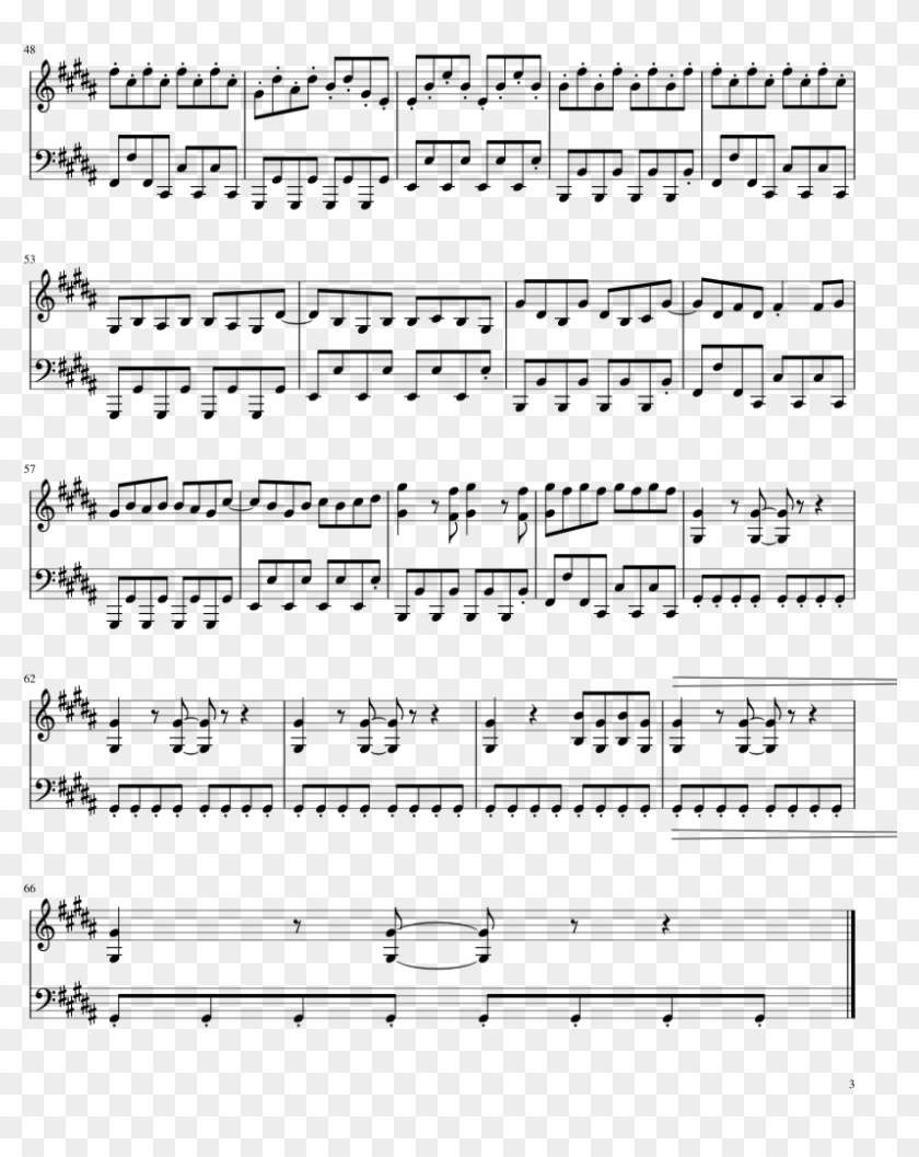 Electroman Adventures Sheet Music Composed By Waterflame - Samsung Morning Flower Sheet Music Clipart #3885074