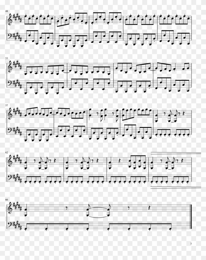 Electroman Adventures Sheet Music Composed By Waterflame - Samsung Morning Flower Sheet Music Clipart
