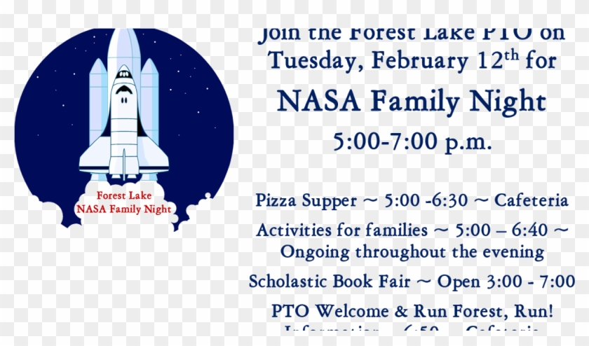 February Nasa Family Night - La Joya Middle School Clipart #3885309