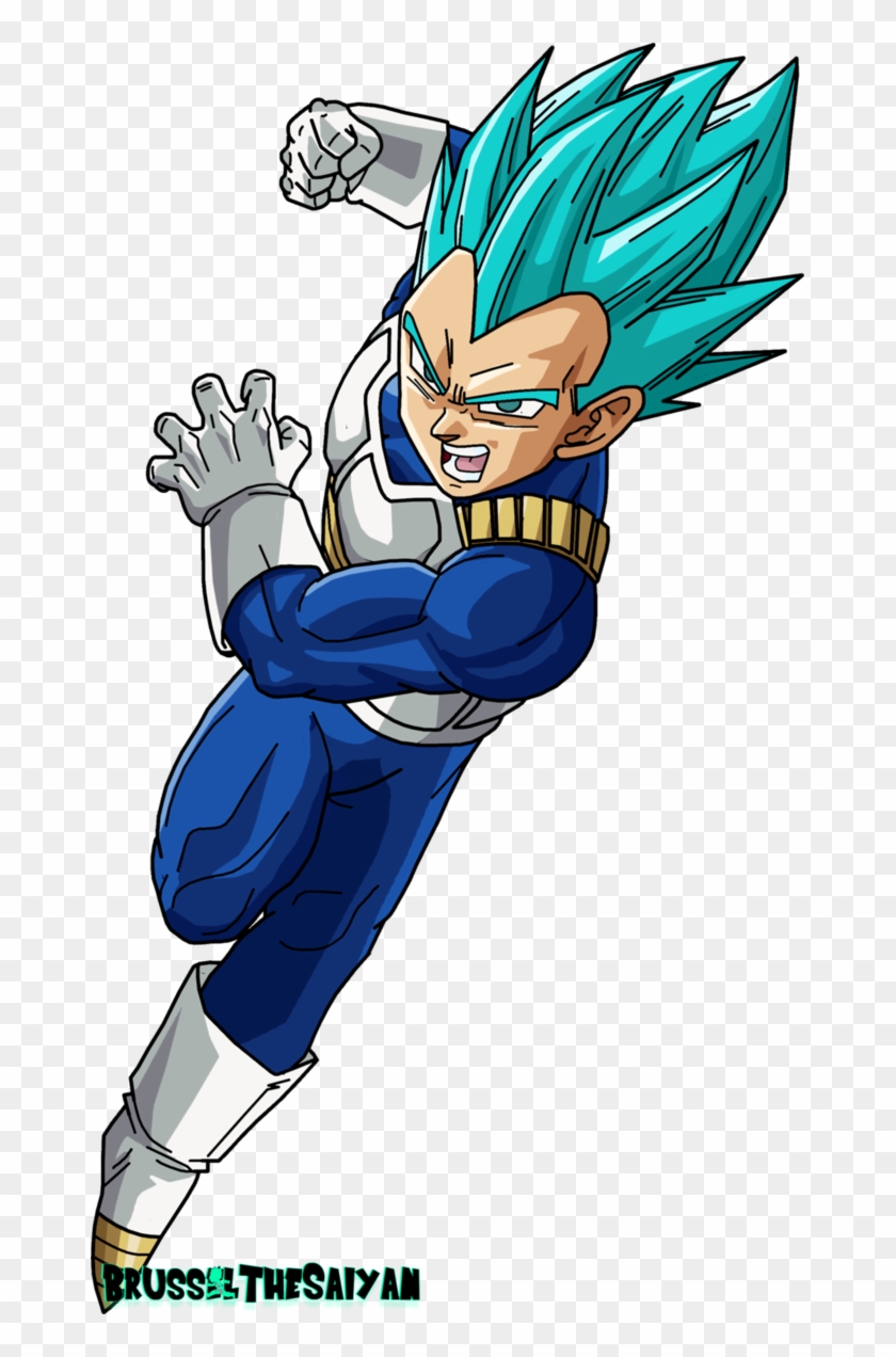 Ssb Vegeta Png - Dragon Ball Vegeta Blue Png Clipart