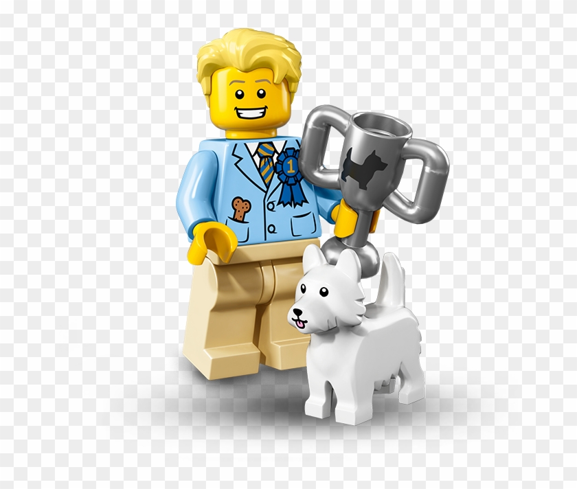 Lego® Collectible Minifigures Dog Show Winner Released - Dog Lego Clipart #3885997