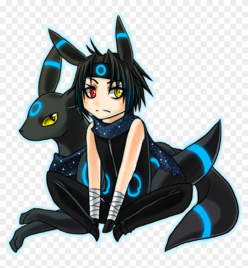 Umbreon And Sylveon - Cartoon Clipart