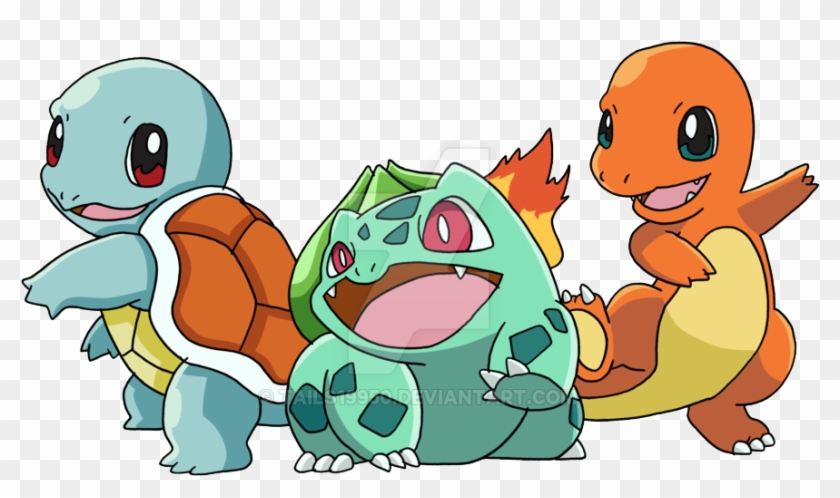 Kanto Strategy Guide - Starter Pokemon Transparent Background Clipart