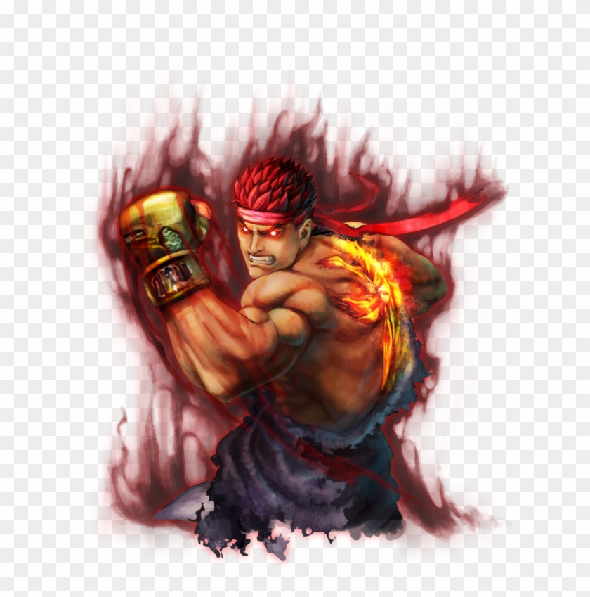 Frases De Victoria Ssf Iv - Street Fighter Iv Evil Ryu Clipart #3886200