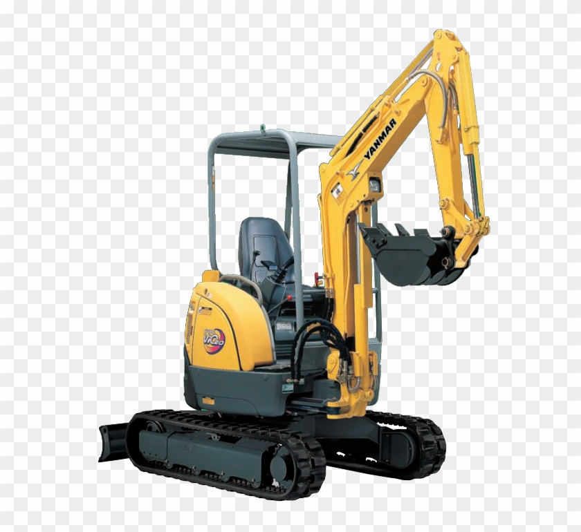 3 T Digger - Mini Excavator Yanmar Clipart #3886203