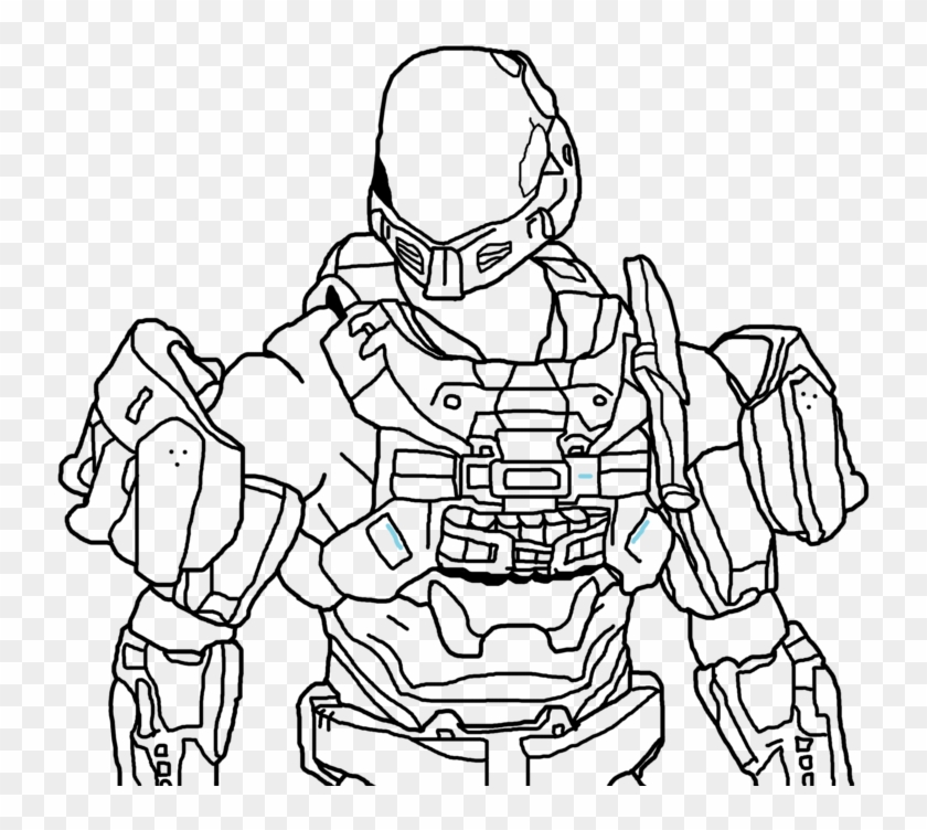 Download And Print These Halo Odst Coloring Pages For - Halo Spartan Vs Elite Coloring Pages Clipart #3886274