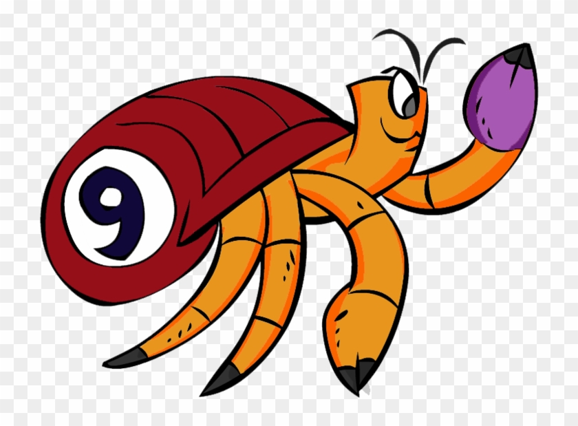 Hermit Crab Clipart Red Crab - Png Download