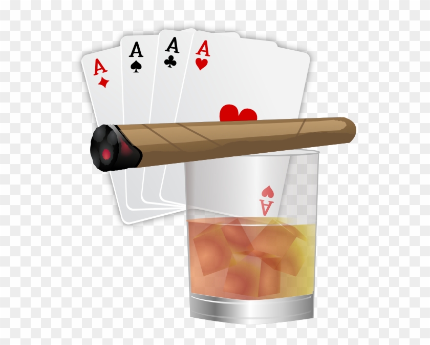Transparent Cigar And Whiskey Clipart #3886471