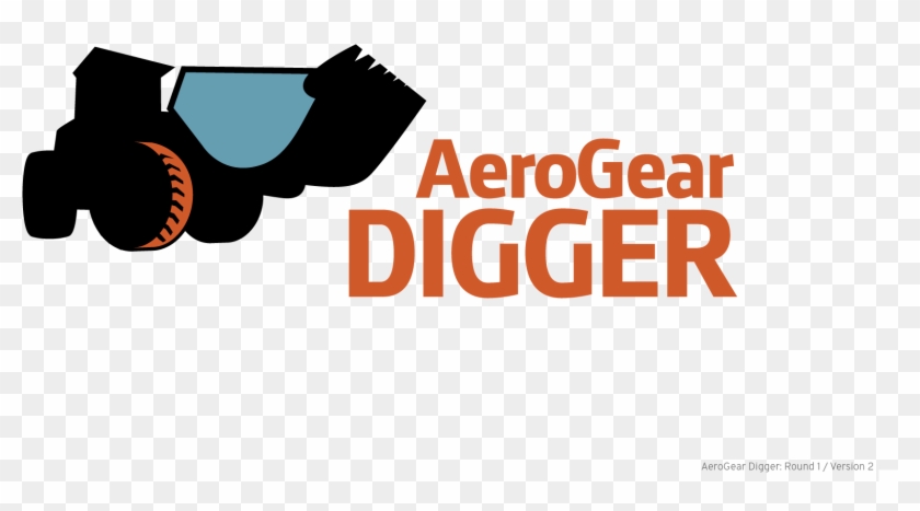 Aerogear Digger Logo V - Graphic Design Clipart