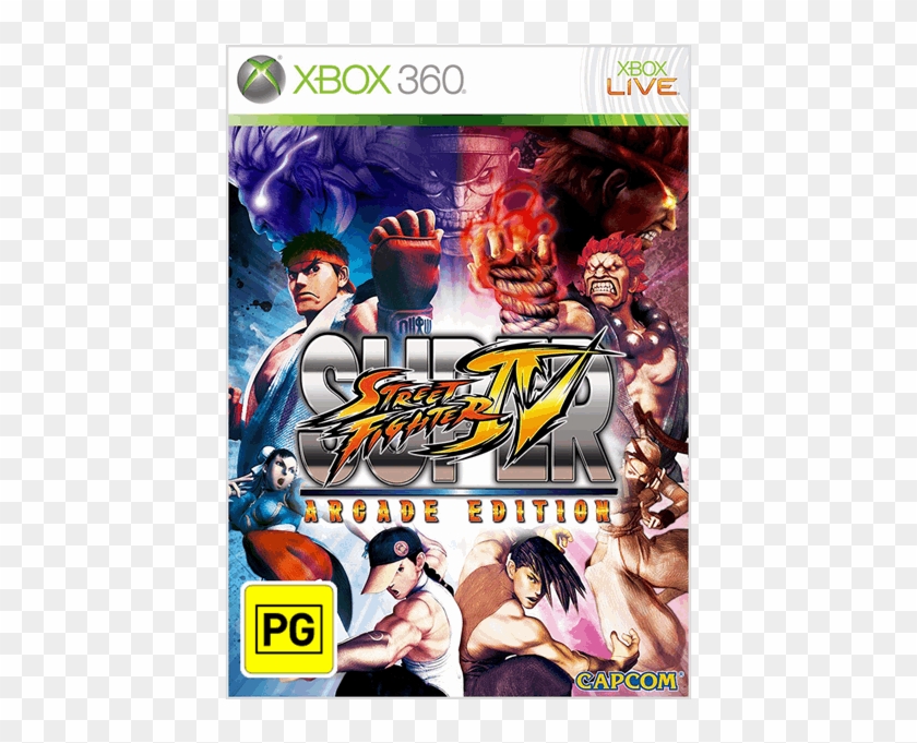 Super Street Fighter 4 Arcade Edition Xbox 360 Clipart #3886667