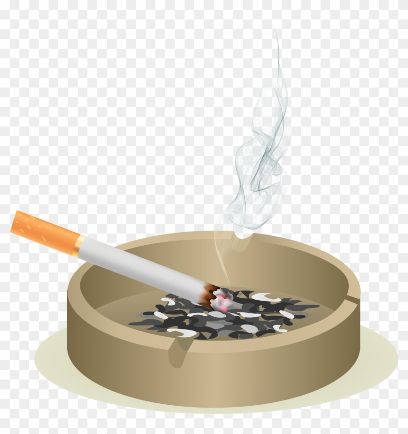Euclidean Vector Ashtray Cigarette Icon - Stop Smoking Before Smoking Stops You Clipart