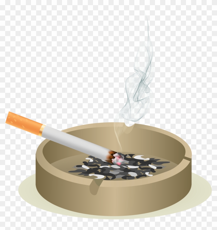 Euclidean Vector Ashtray Cigarette Icon - Stop Smoking Before Smoking Stops You Clipart #3887961