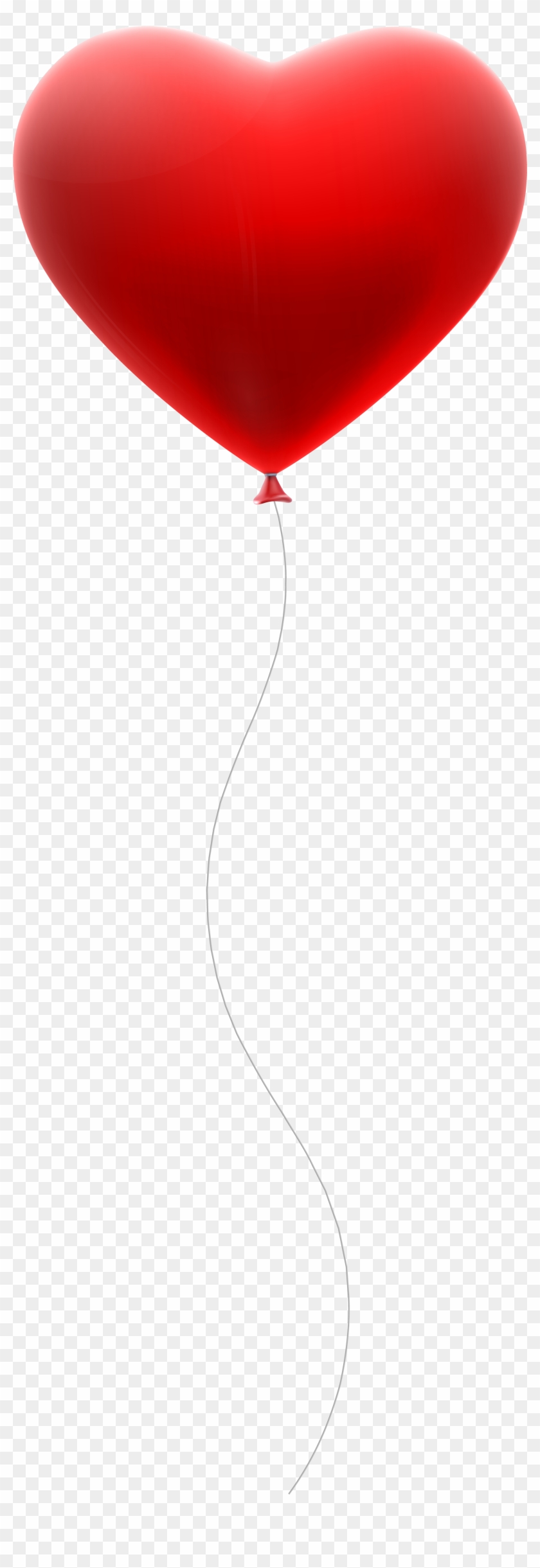 View Full Size - Red Heart Balloon Png Clipart #3888081