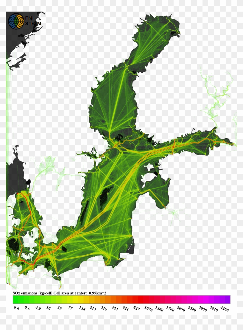 Figure 1 Bsefs Ship Emissions 2016 - Baltic Sea Ship Traffic Clipart #3888373