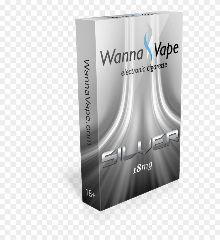 Silver Wannavape Tobacco Refill Cartridge - Book Cover Clipart #3888571