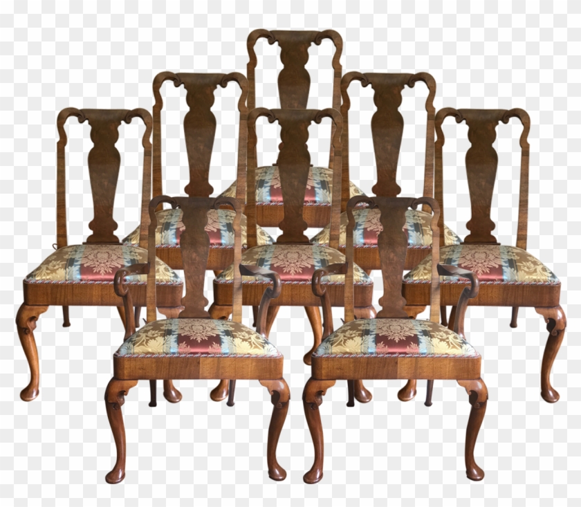 These Queen Anne Style Dining Chairs Exude Elegance - Chair Clipart