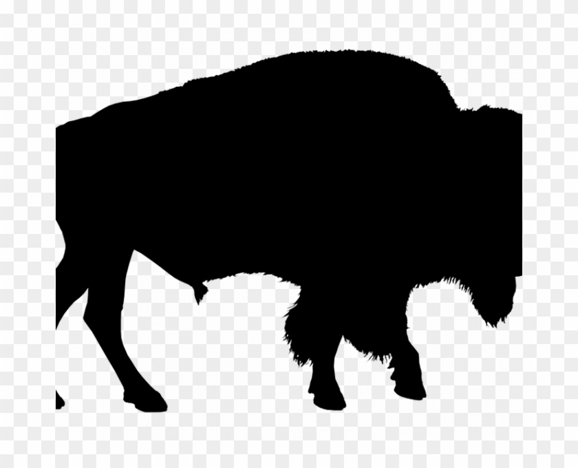 Bison Pictures Free Bison Silhouette Buffalo Free Image - Clipart Buffalo Silhouette - Png Download #3888905