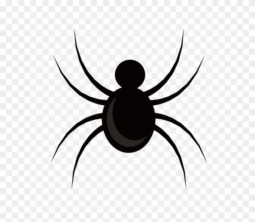 Black Spider Png Image - Cartoon Image Of Spider Clipart #3889159