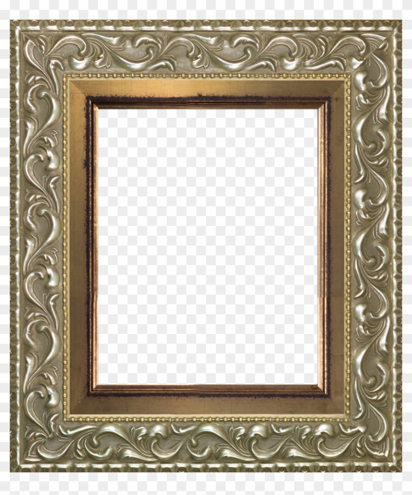 Rococo Silver And Burnished Gold Custom Stacked Frame - Picture Frame Clipart #3889697