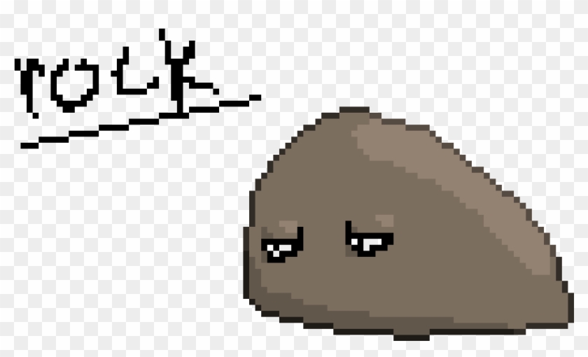 Pet Rock - Pixel Jack O Lantern Clipart