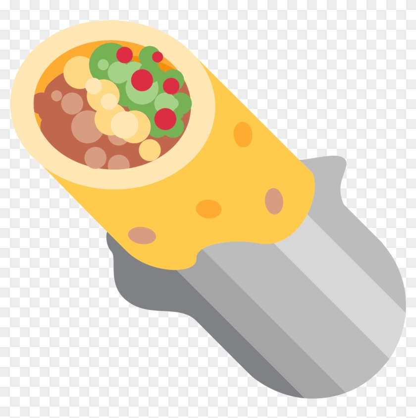 Burrito - Emoji Burrito Clipart