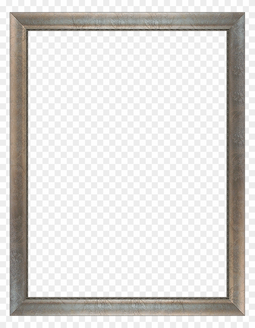 Silver Scoop With Swirl Lip Frame - Wood Frame Transparent Png Clipart