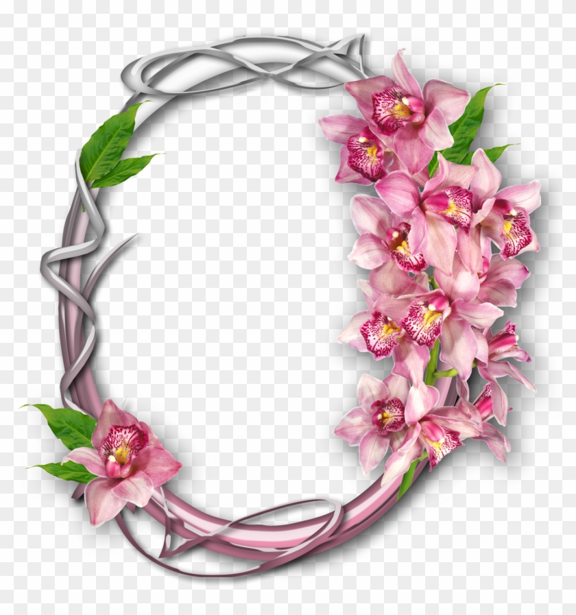 Marcos Con Flores Png - กรอบ แต่ง ปก Clipart #3890242