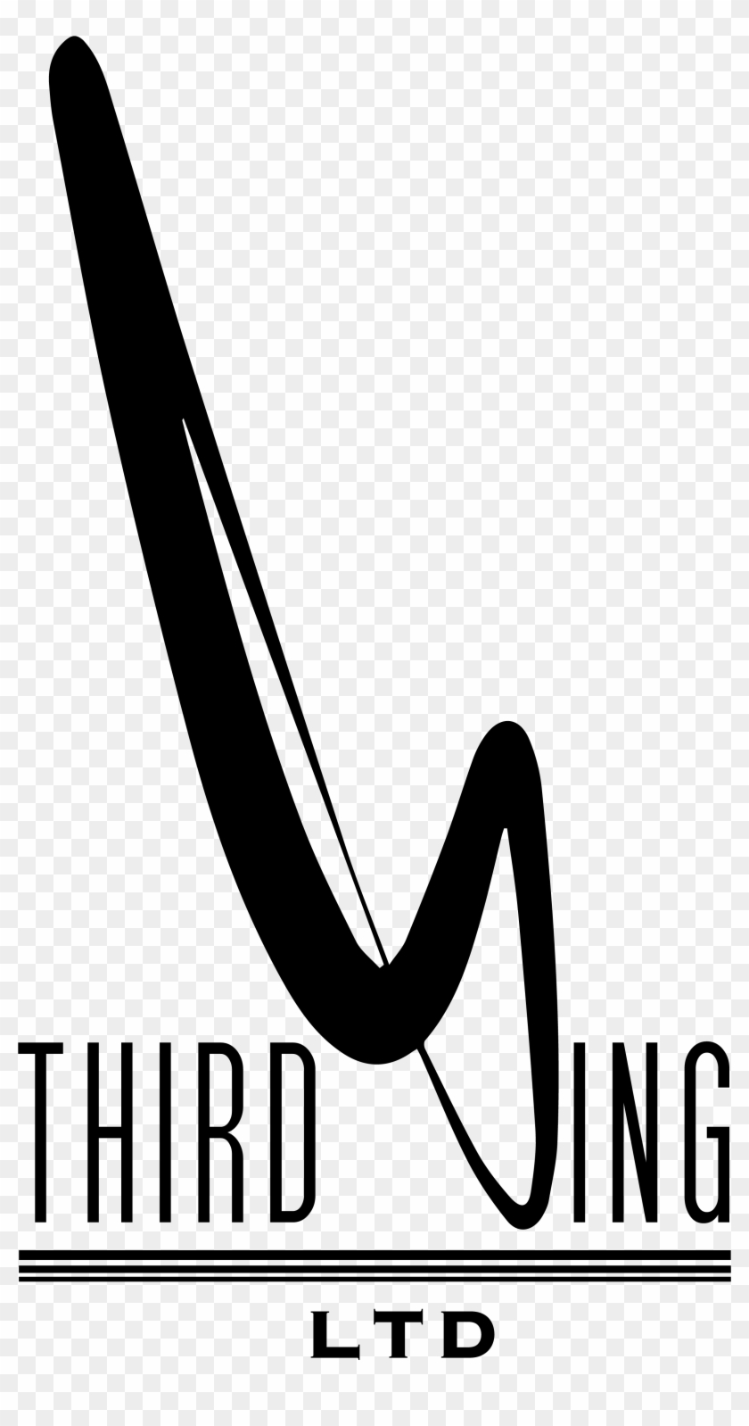 Third Wing Classy Ltd Black - Calligraphy Clipart