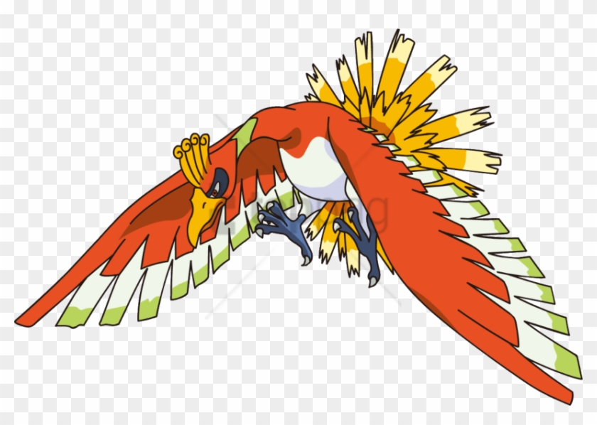 Free Png Ho Oh Png Image With Transparent Background - Pokemon Heart Gold And Soul Clipart #3890548