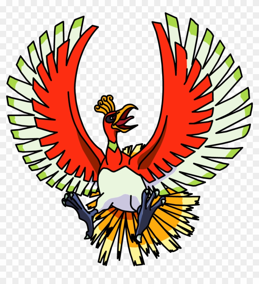 Ho Oh Png - Ho Oh Pokemon Png Clipart
