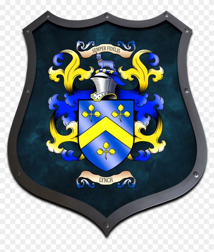 Lynch Shield - Coat Of Arms Clipart #3890688