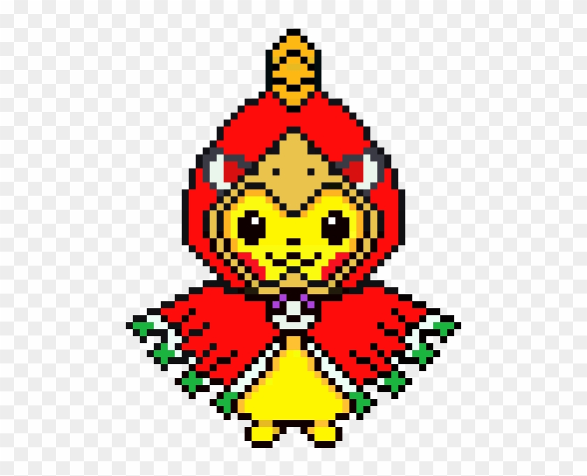 Ho-oh Pikachu Perler - Illustration Clipart