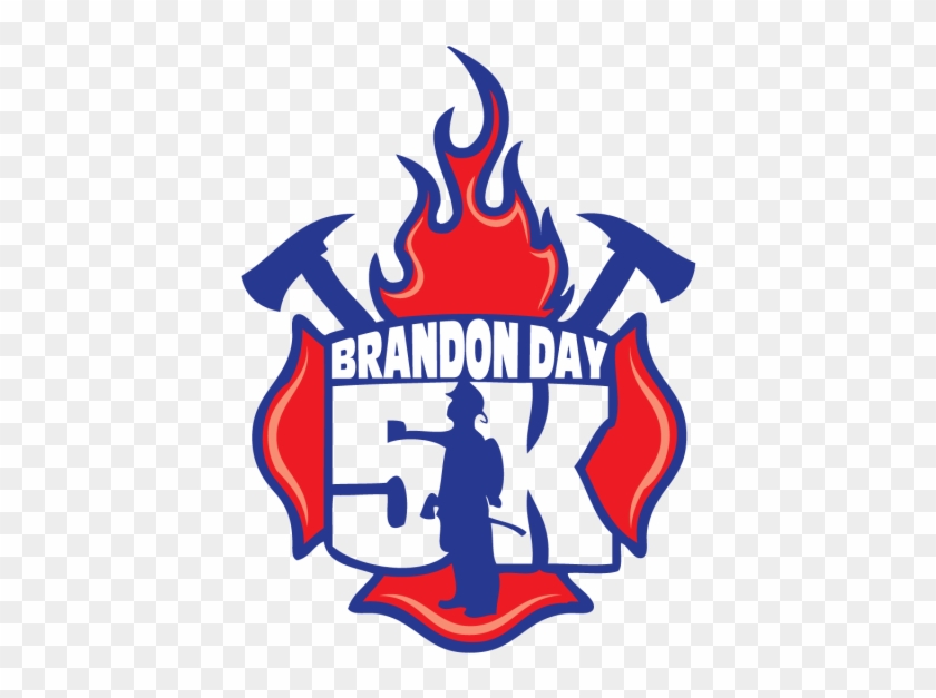 Brandonday Firefighter5k Shield - Firefighter Clipart #3890950