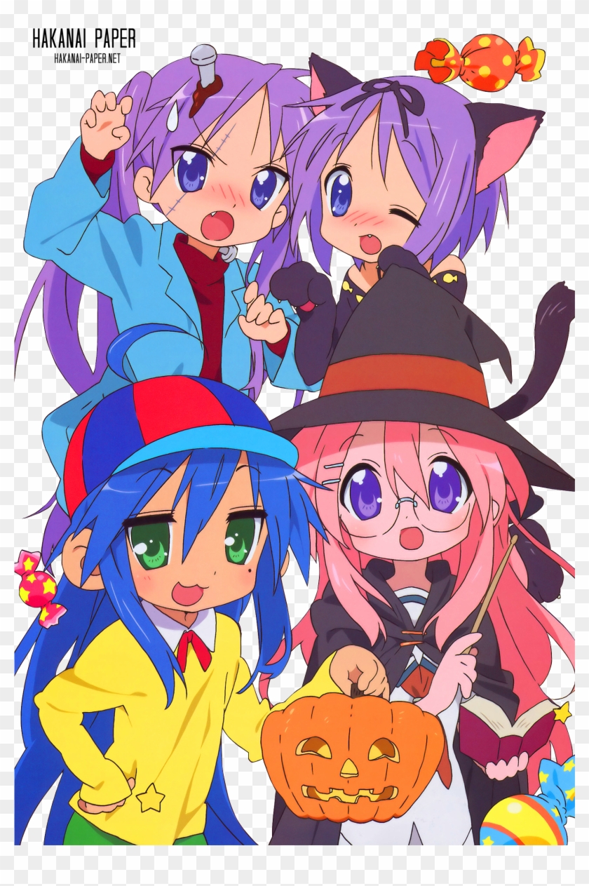 Lucky Star - Lucky Star Anime Halloween Clipart