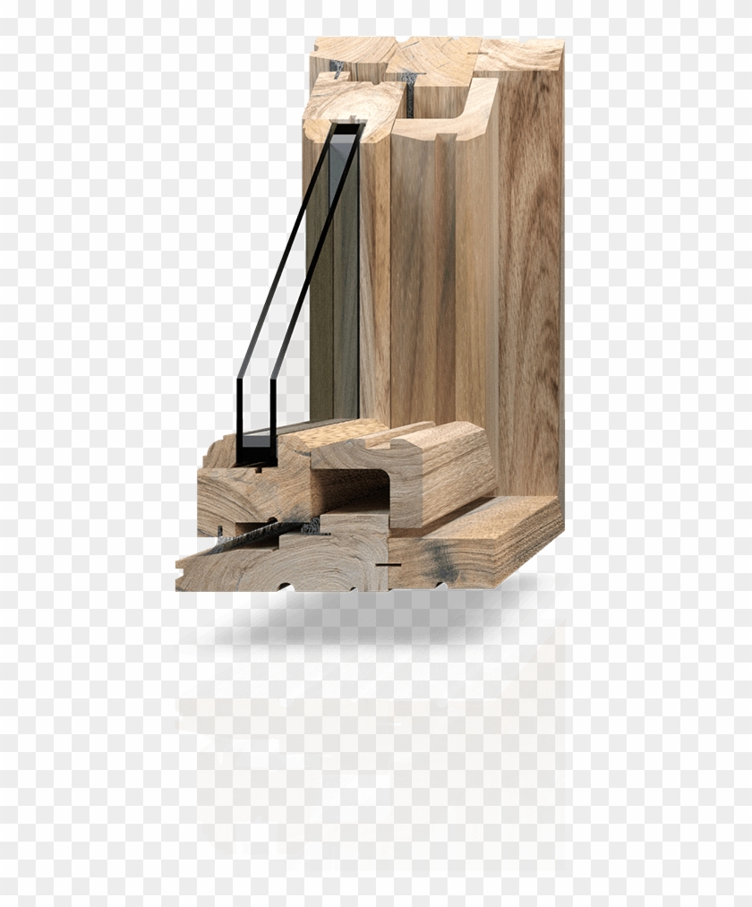 Wood Window Profile - Window Wood Profiles Clipart #3892167
