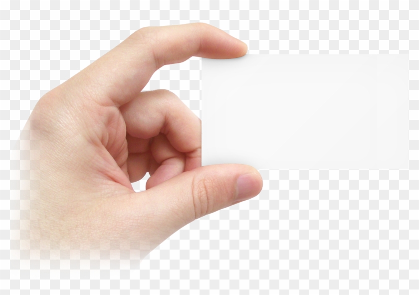 Bridge City Inkworks - Blank Business Card In Hand Clipart