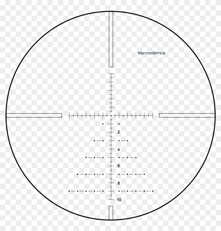 Vector Optics Riflescope Scom-18 "paragon" - Circle Clipart