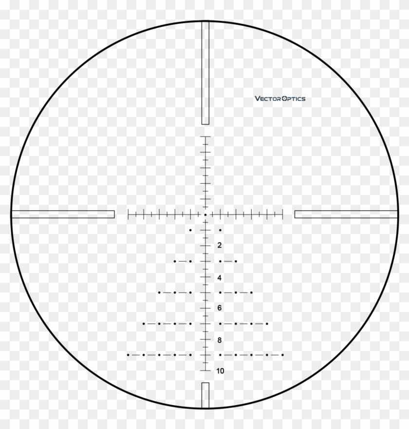 Vector Optics Riflescope Scom-18 "paragon" - Circle Clipart #3892660