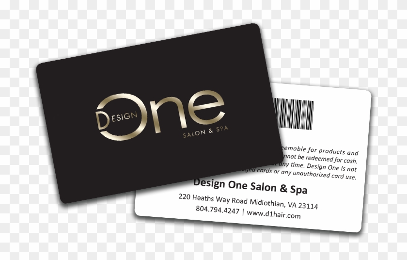 Salon & Spa Gift Card - Graphic Design Clipart