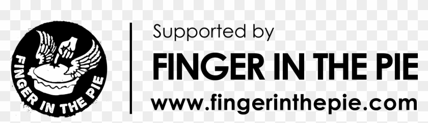 Finger In The Pie Support Black - Printing Clipart #3893168