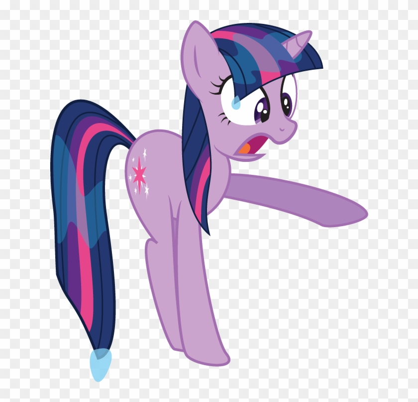 Mfw I Saw The Wolf Spider By The Shower - My Little Pony Twilight And Spike Scared Clipart