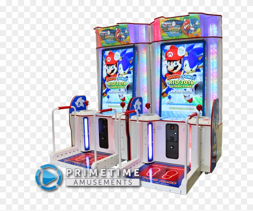 Mario & Sonic Rio 2016 Olympics 2 Player - Mario And Sonic At The 2016 Rio Olympic Games Arcade Clipart #3894248