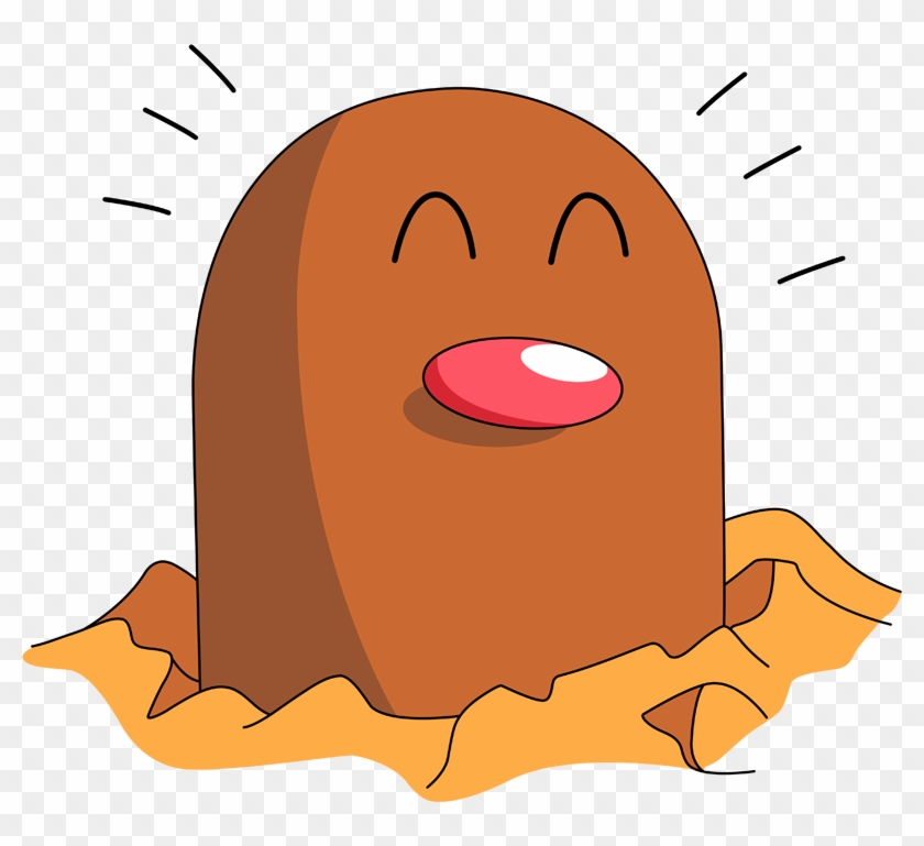 Shiny Diglett Clipart